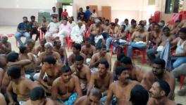 Satara Farmers Semi Nude Protes