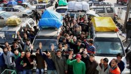 Protesting Kashmiri Passengers