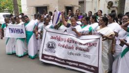 Tamil Nadu Village Nurses Protest Against Government’s Negligence