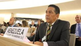 William Castillo, the vice-minister of international communication, participated in the session of the human rights commission in order to defend the truth about Venezuela.