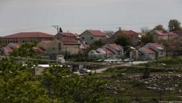 Illegal Jewish settlements on occupied Palestinian land.