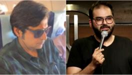 Republic TV anchor Arnab Goswami and comedian Kunal Kamra