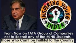 No, Ratan Tata has not Announced that JNU Students Will Not be Recruited by Tata Group