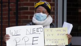 In addition to PPE kits, the provision of transport for nurses and other essential service workers is another key demand. Photo Reuters