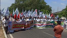 TN Farmers Protest Demanding Dues for Sugarcane, Oppose Chennai-Salem Expressway Project