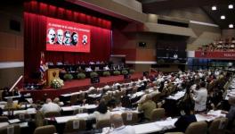 José Ramón Machado Ventura, Second Secretary of the Central Committee of the Communist Party of Cuba, officially inaugurated the 8th Congress. Photo: Ariel Ley Royero