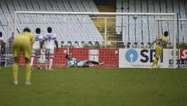 Adrian Luna of Kerala Blasters at Durand Cup