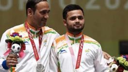 singhraj adhana and Manish narwal at Tokyo Paralympics