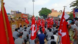 From the October 26 protest. Image courtesy: Karthik Raja