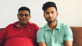 Tarak Sinha with Rishabh Pant