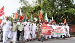 A rally organised by the LDF in Kozhikode