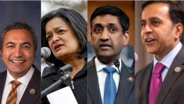 Congress members Pramila Jayapal, Raja Krishnamoorthi, Ro Khanna and Ami Bera.