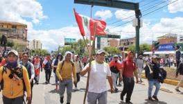 Since December 7, tens of thousands of Peruvians have been protesting in different parts of the country, demanding release and reinstatement of President Pedro Castillo, closure of the Congress, new elections and new constitution through a Constituent Assembly. Photo: Wilson Chilo / Wayka Peru