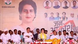 At a Congress rally in tribal-dominated Mandla, Congress leader Priyanka Gandhi Vadra promised to implement the scheme if voted to power.