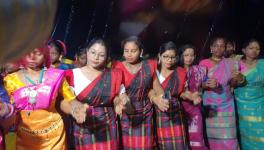 Dance and songs being performed at Barikul village of Ranibandh, Bankura.