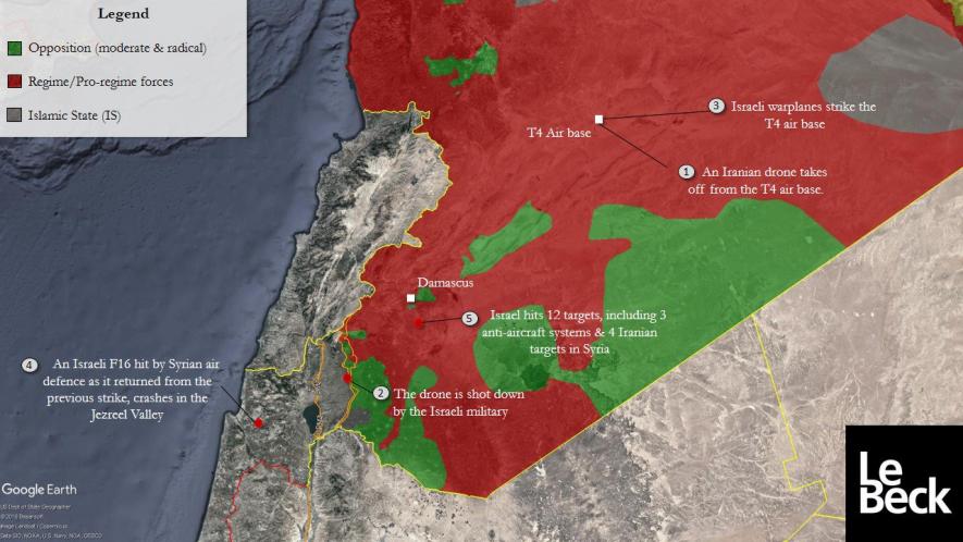 map syria