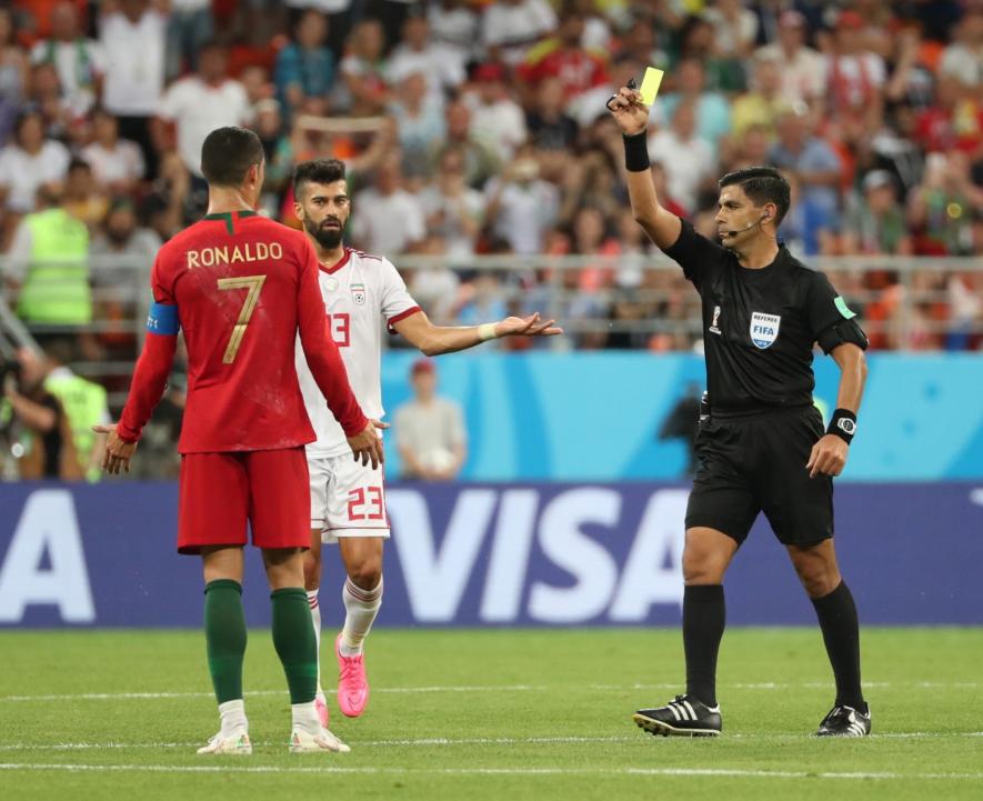 Portugal's Cristiano Ronaldo vs Iran at FIFA World Cup