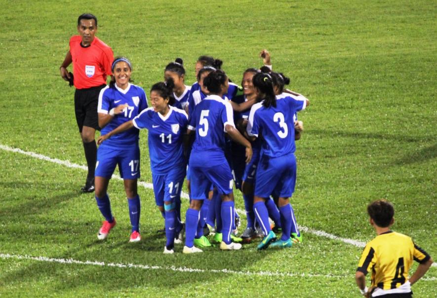 Indian women's football team.