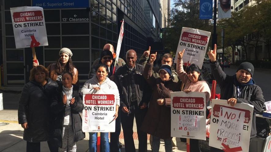 Chicago Hotel Continue Strike