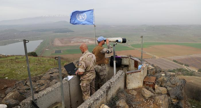 (Israeli-occupied Golan Heights, seized from Syria in 1967. 