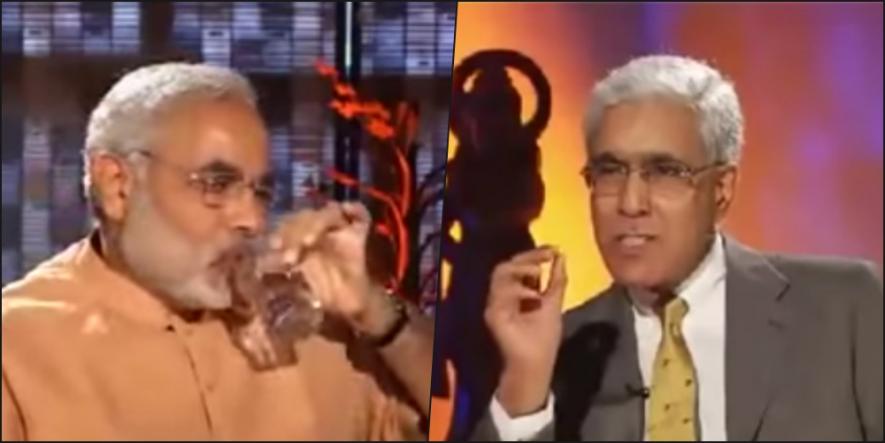 Modi &  Karan Thapar