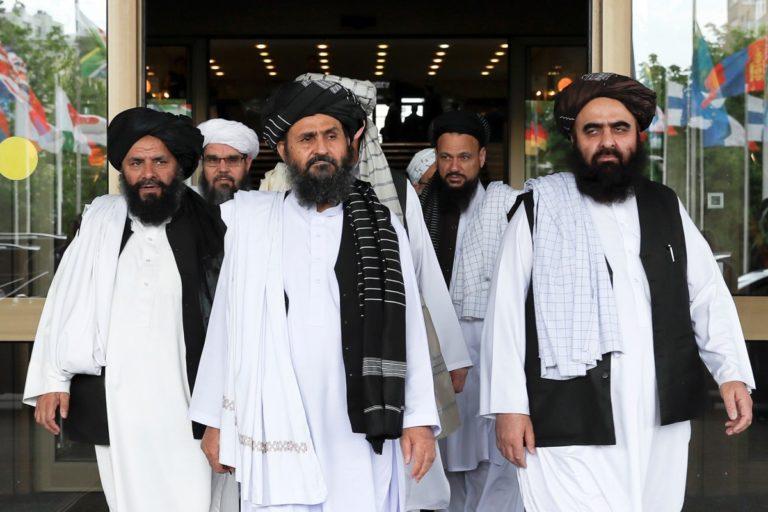 A Taliban delegation led by Abdul Ghani Baradar (centre) visited China recently, according to Beijing.