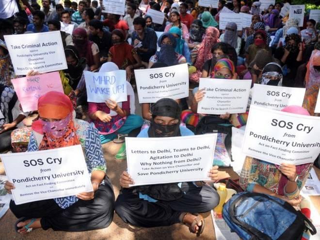 Pondicherry University Students on Indefinite Hunger Strike