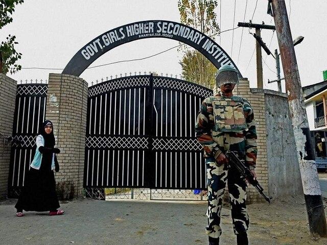 KashmirTeachers Report to Schools, Students Don't