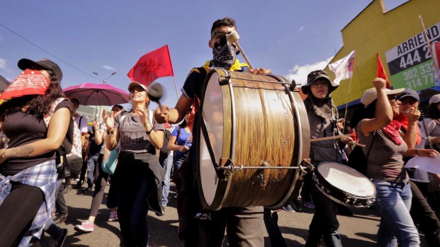 Tens of thousands marched in Medellín, Colombia on November 21.