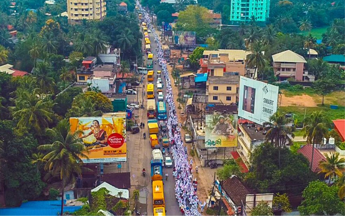 Thousands of Youths in Kerala