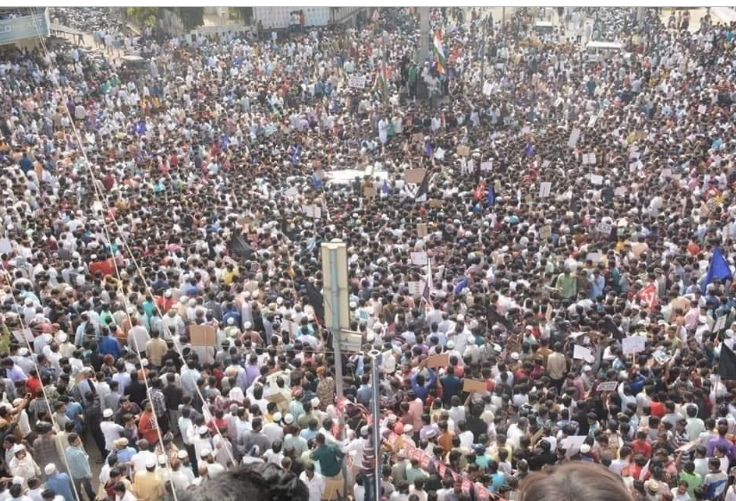 Protest demonstration in Kadapa, Andhra Pradesh