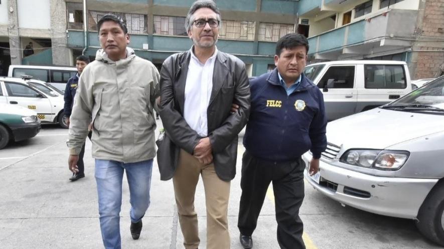 MAS assembly member, Gustavo Torrico, was arrested by the Bolivian police on February 6 when he was leaving his home for work.