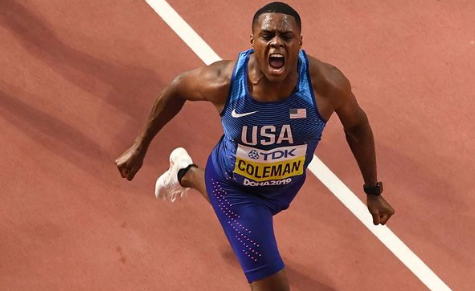 US 100m world champion Christian Coleman