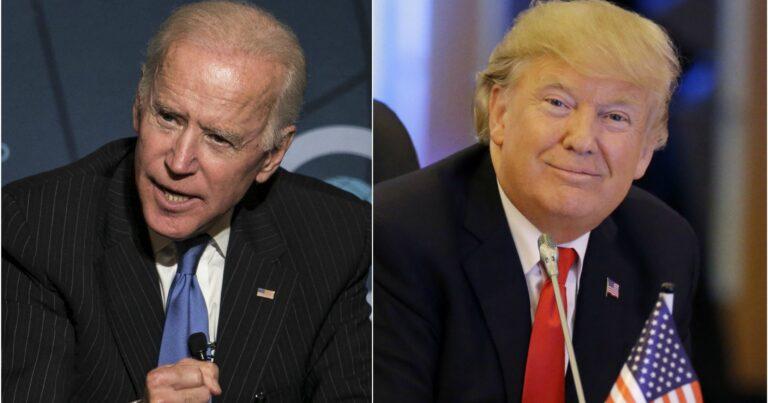 Joe Biden and Donald Trump