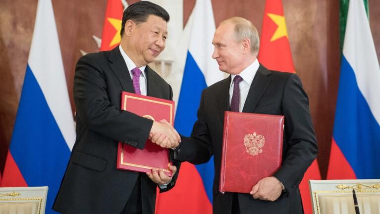 Xi Jinping and Vladimir Putin