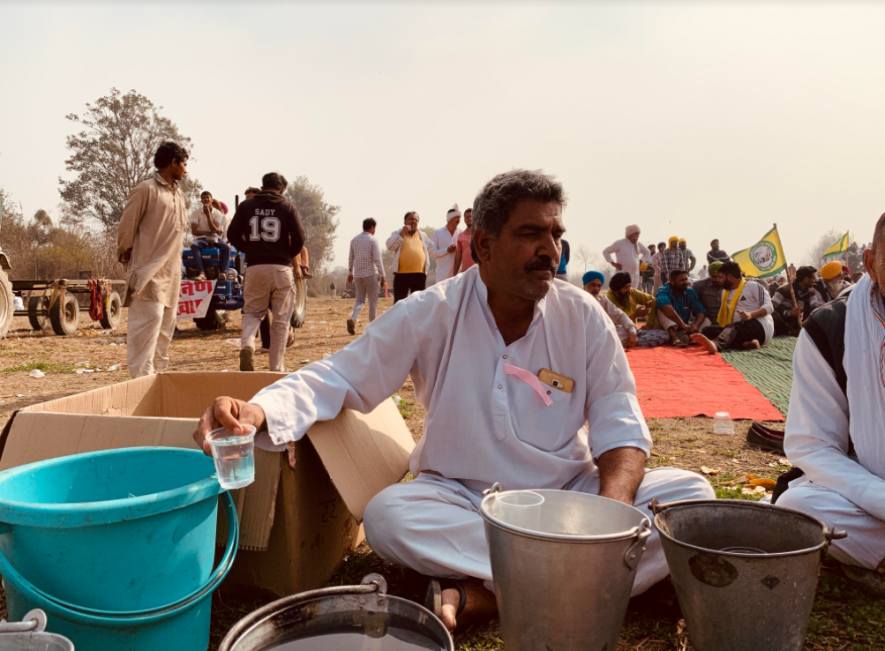 farmers protest