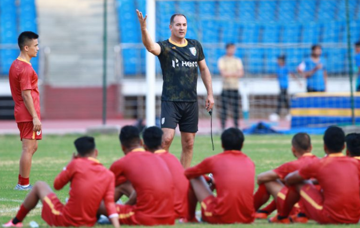 Igor stimac at Indian football team camp