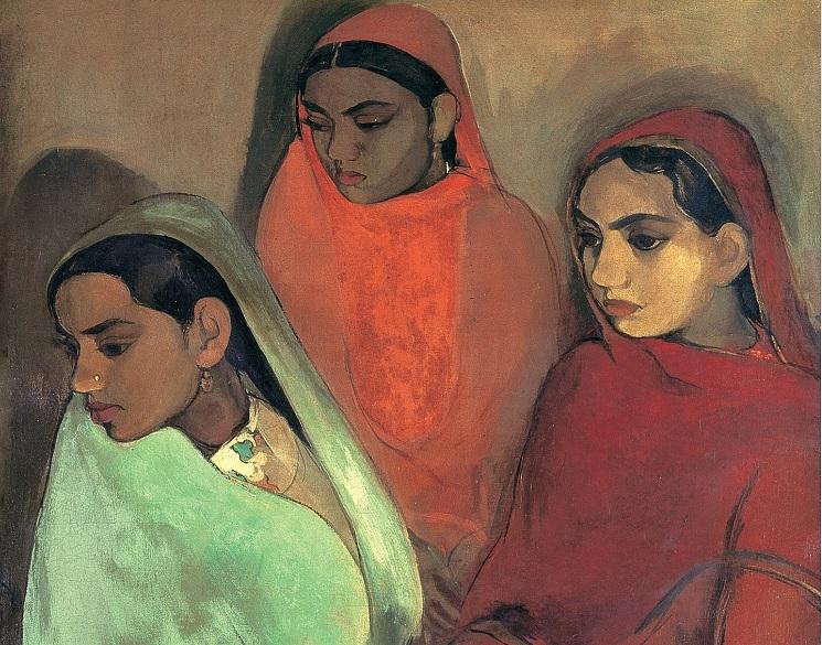 Three Girls, submissive no more: Contemporary artists adapt Amrita Sher-Gil's painting