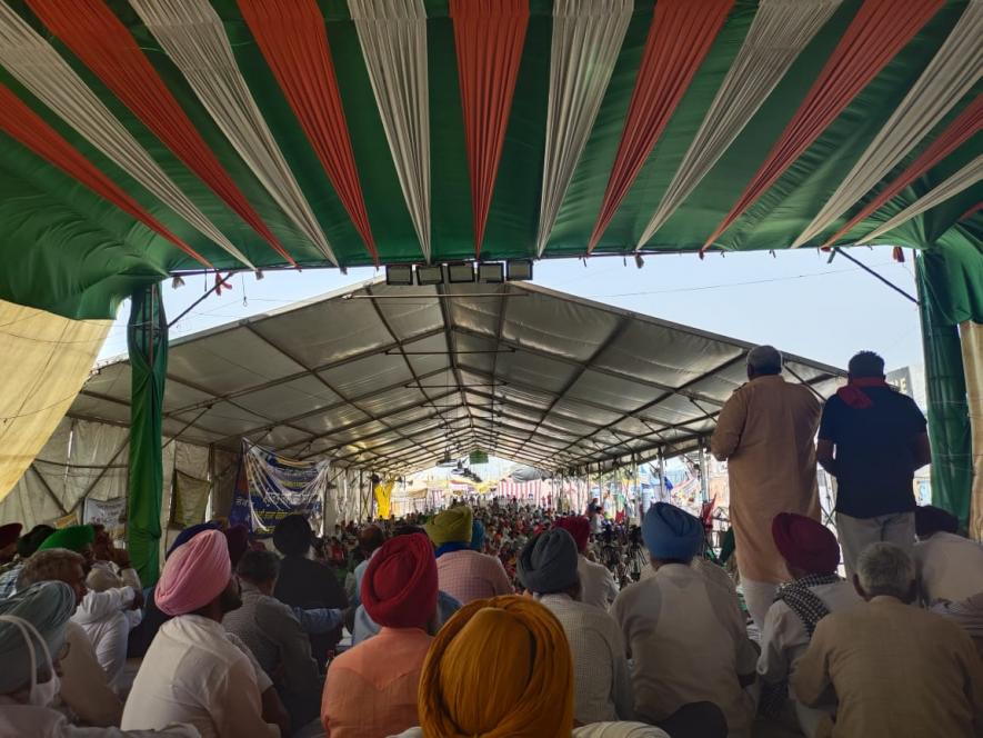 Ambedkar Jayanti at Farmers Protests