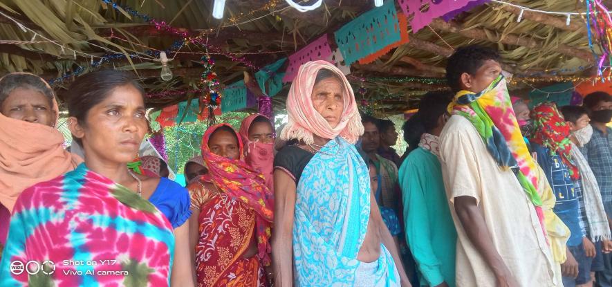 Family members of people killed over the years in Bastar by the police under the garb of Moaists.