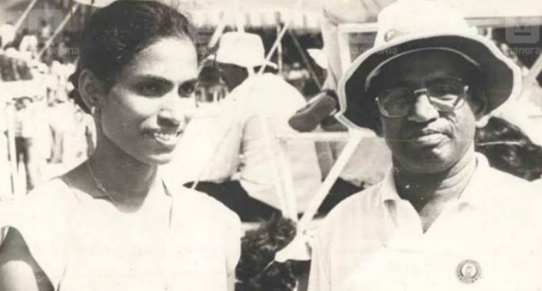 PT Usha and coach OM Nambiar