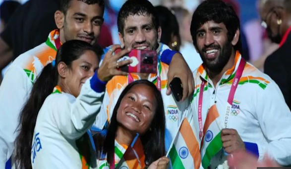 Tokyo Olympics closing ceremony Indian athletes