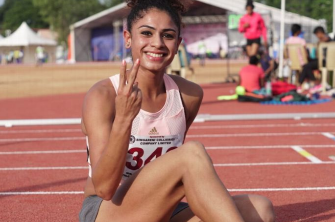 Harmilan Bains sets new national record in 1500 metres