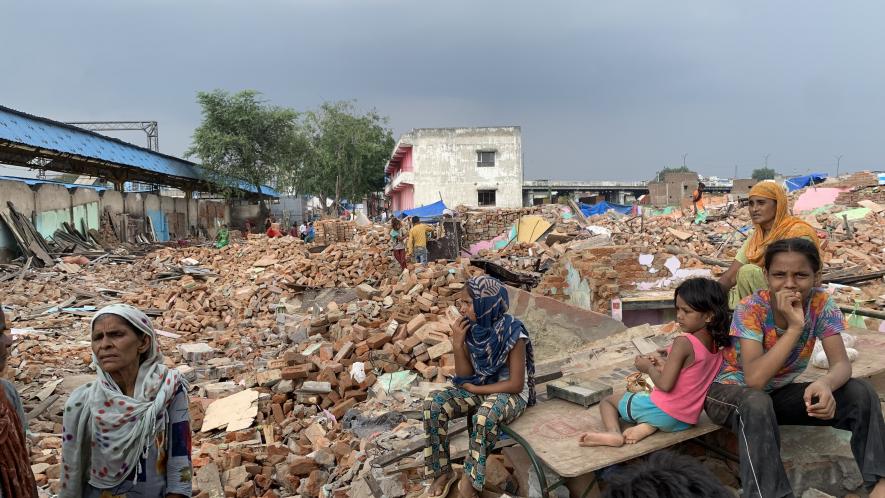 Slum Residents in Sanjay Nagar