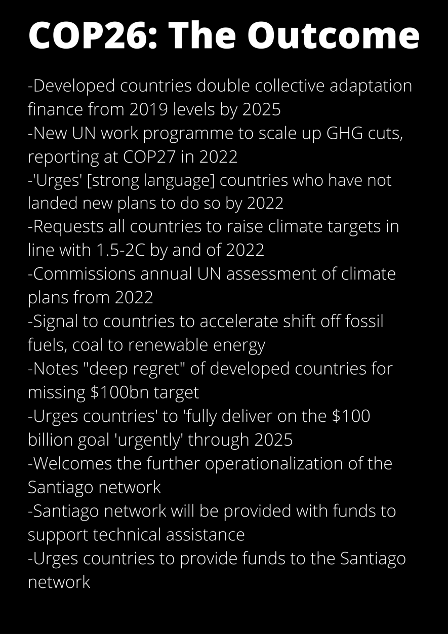 cop26 outcome