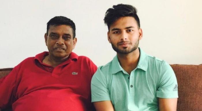 Tarak Sinha with Rishabh Pant