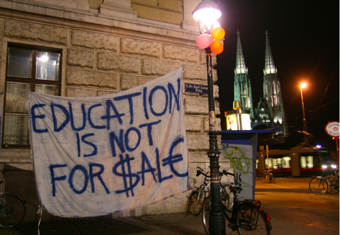 Education is not for sale