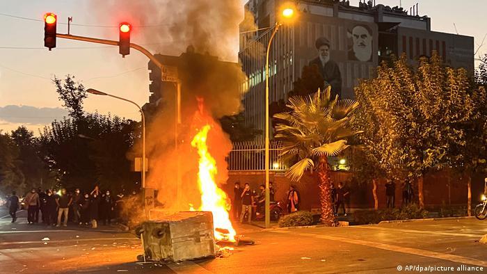 Mass protests flared up not only in Amini's home province of Kurdistan but also in other parts of the country