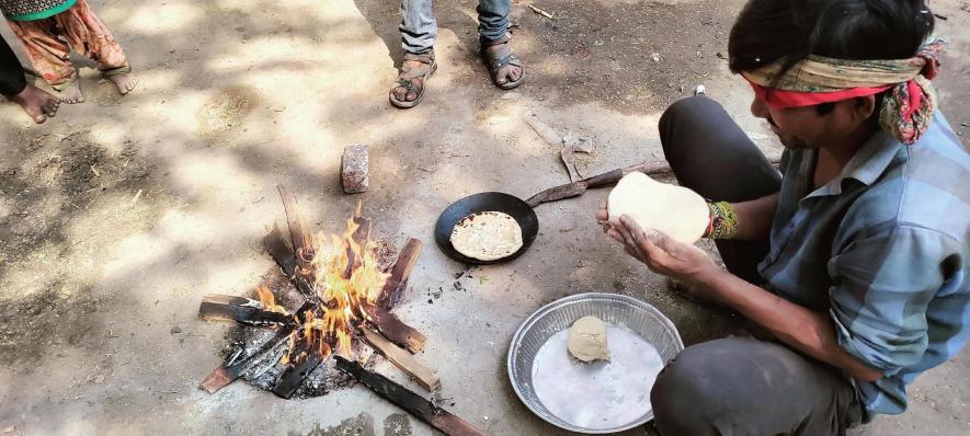 The community has gone back to using firewood for cooking as they cannot afford to refill LPG cylinders.