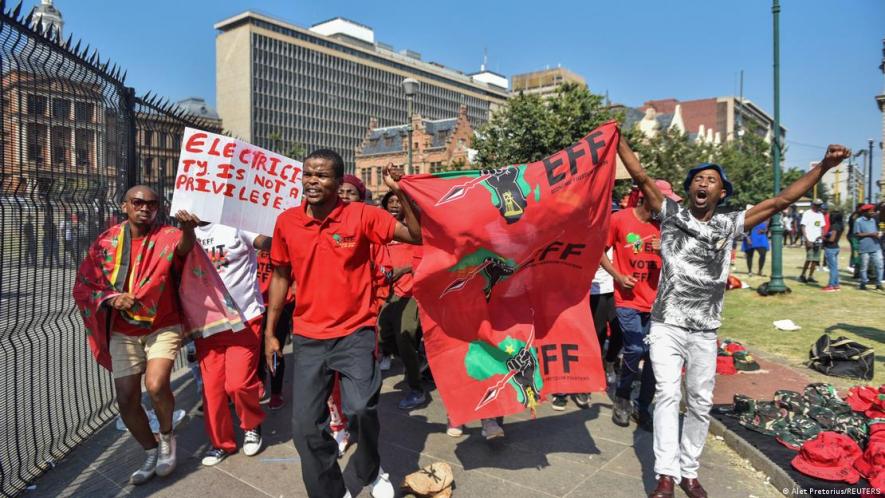 People have taken to the streets to protest Eskom's failure, resulting even in deaths